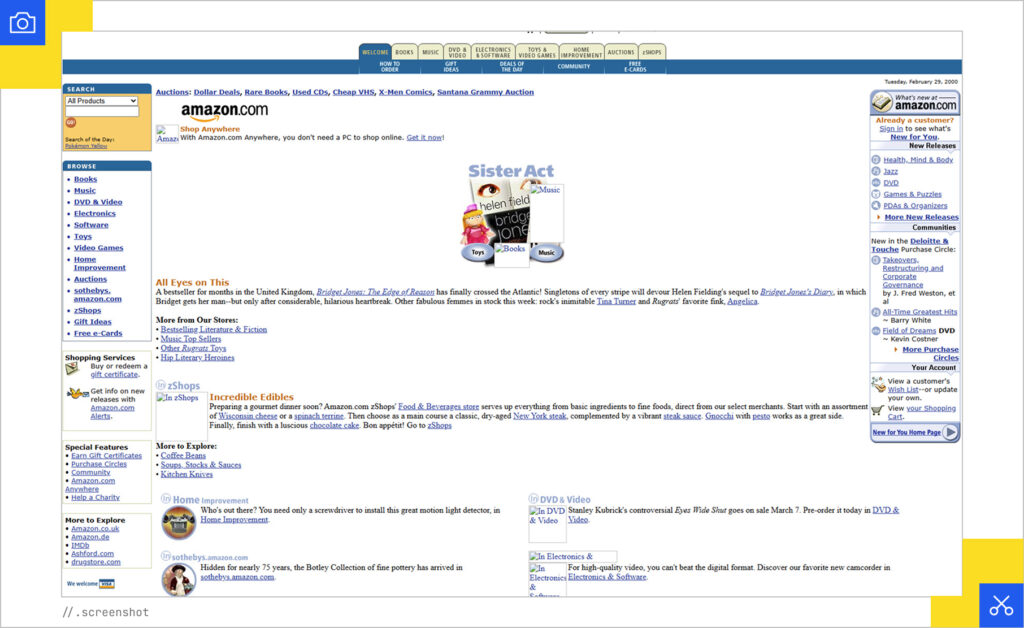 Amazon from Feb 2000