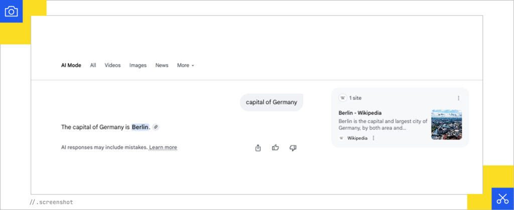 Germany AI Mode search
